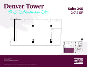 1905 Sherman St, Denver, CO for rent Floor Plan- Image 1 of 2