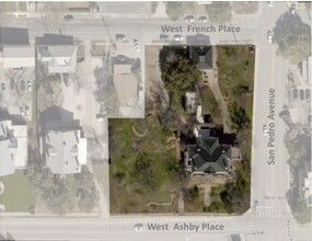 602 W French Pl, San Antonio, TX - aerial  map view - Image1