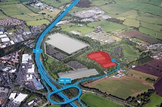 Harker View Junction 44-M6, Carlisle to rent Aerial- Image 1 of 2