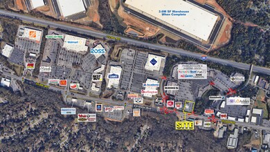 3638 E Franklin Blvd, Gastonia, NC - aerial  map view - Image1