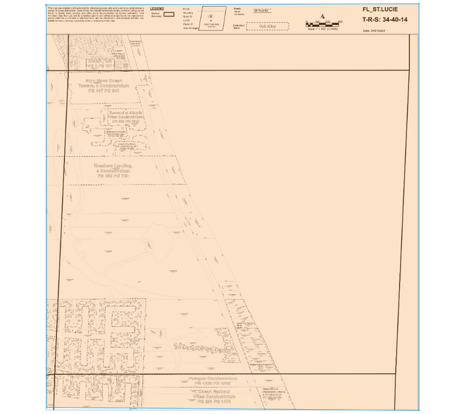 A1A Hwy, Fort Pierce, FL for sale - Plat Map - Image 1 of 1