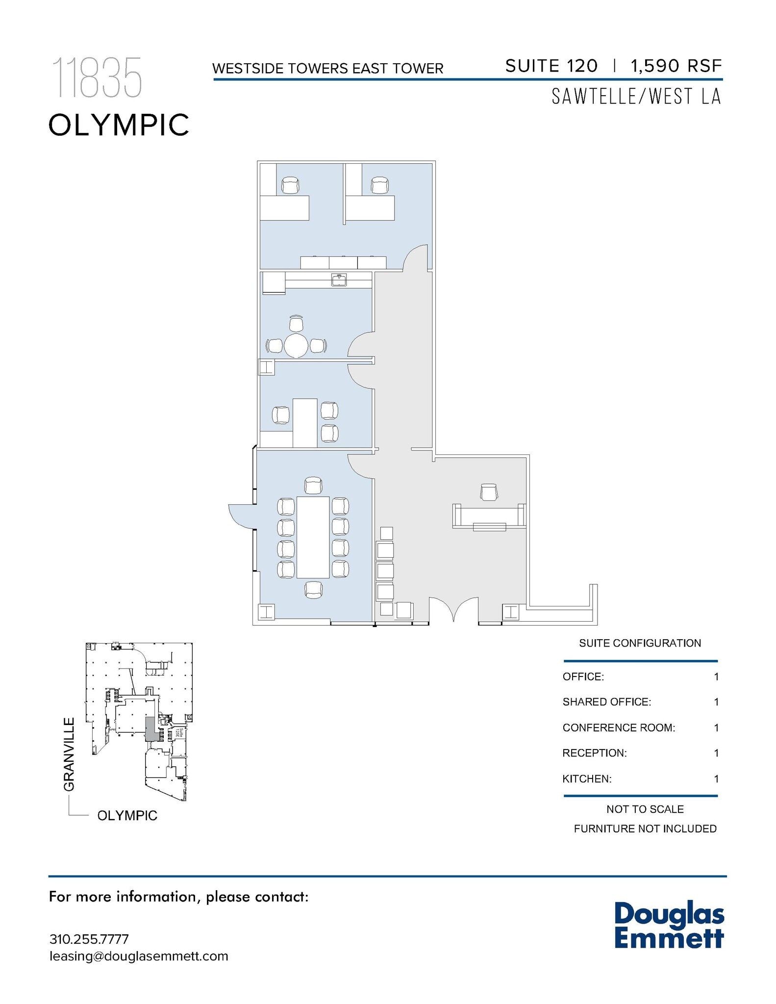 11845 W Olympic Blvd, Los Angeles, CA to rent Floor Plan- Image 1 of 1
