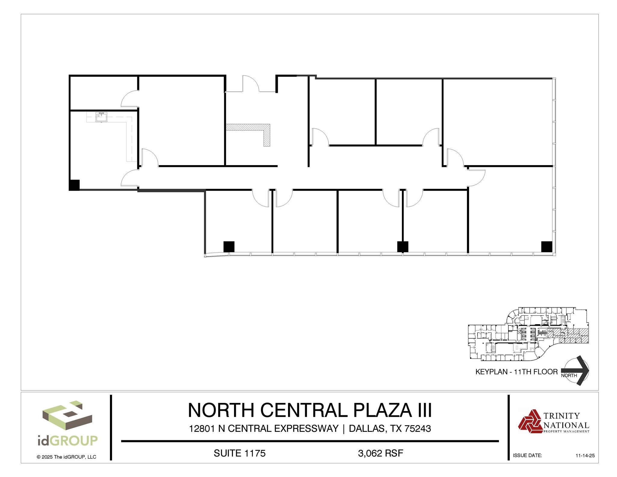 12801 N Central Expy, Dallas, TX to rent Floor Plan- Image 1 of 2