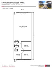 10930 Switzer Ave, Dallas, TX for rent Floor Plan- Image 1 of 1