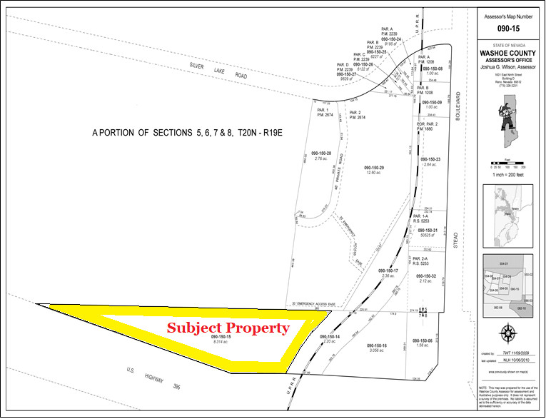 Stead Blvd and U S 395 North Highway, Reno, NV for sale - Building Photo - Image 3 of 3