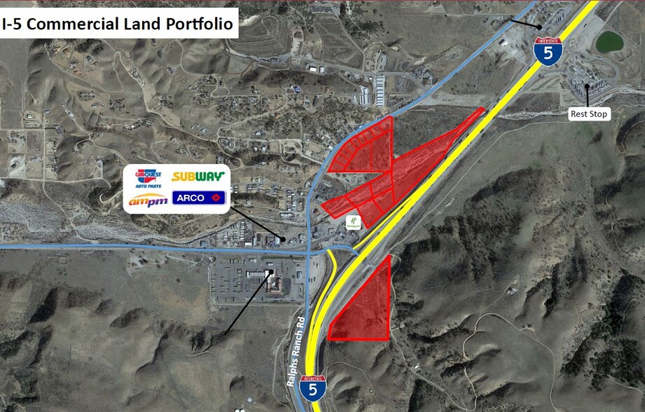 I-5 Fwy Grapevine - On & Off Ramps portfolio of 3 properties for sale on LoopNet.co.uk - Aerial - Image 1 of 2