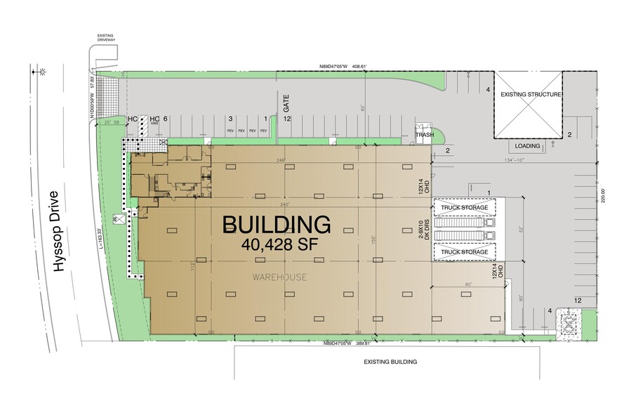 9455 Hyssop Dr, Rancho Cucamonga, CA for rent - Site Plan - Image 2 of 8