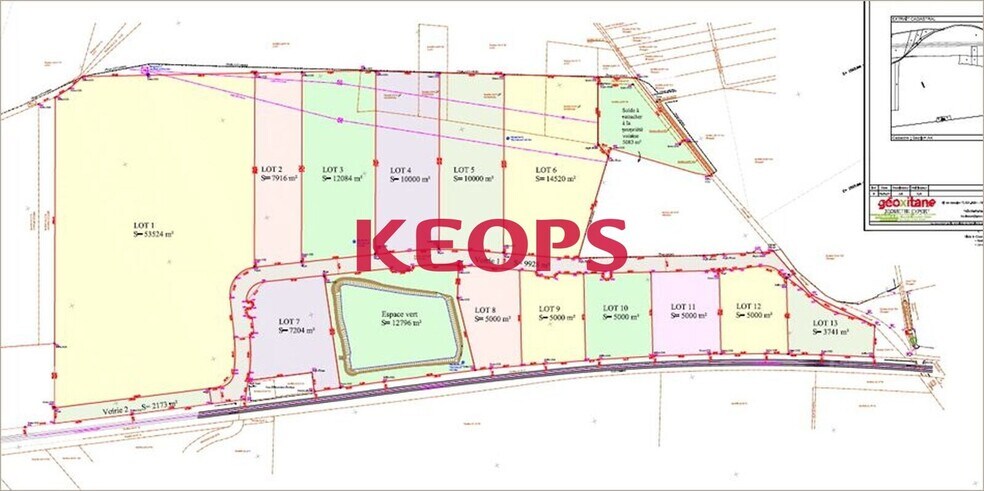 Boulevard Du Grand Castaing, Muret for sale - Site Plan - Image 3 of 3