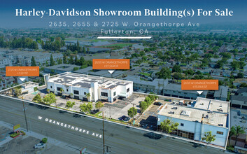 2725 W Orangethorpe Ave, Fullerton, CA - AERIAL  map view - Image1