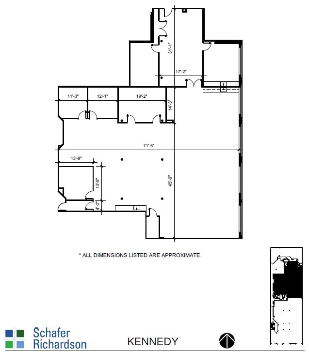 2300-2310 Kennedy St NE, Minneapolis, MN to rent Floor Plan- Image 1 of 1