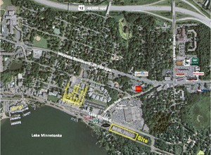 812-864 E Lake St, Wayzata, MN - aerial  map view