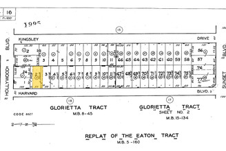 1646 N Harvard Blvd, Los Angeles, CA for sale Plat Map- Image 1 of 1
