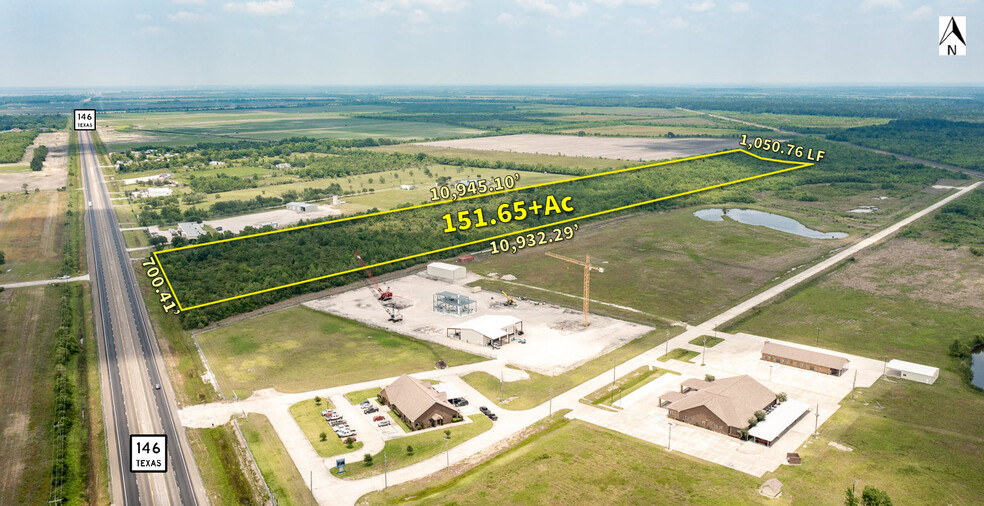 151+/-Ac 00 Hwy 146, Dayton, TX for sale - Aerial - Image 2 of 7