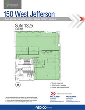 150 W Jefferson Ave, Detroit, MI for rent Site Plan- Image 1 of 1