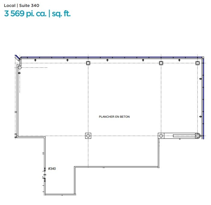 6505 Rte Transcanadienne, Montréal, QC to rent Floor Plan- Image 1 of 1
