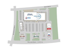 2411-2501 Williams Dr, Georgetown, TX to rent Site Plan- Image 2 of 2