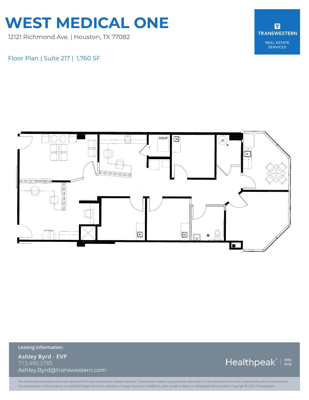 12121 Richmond Ave, Houston, TX to rent Floor Plan- Image 1 of 1