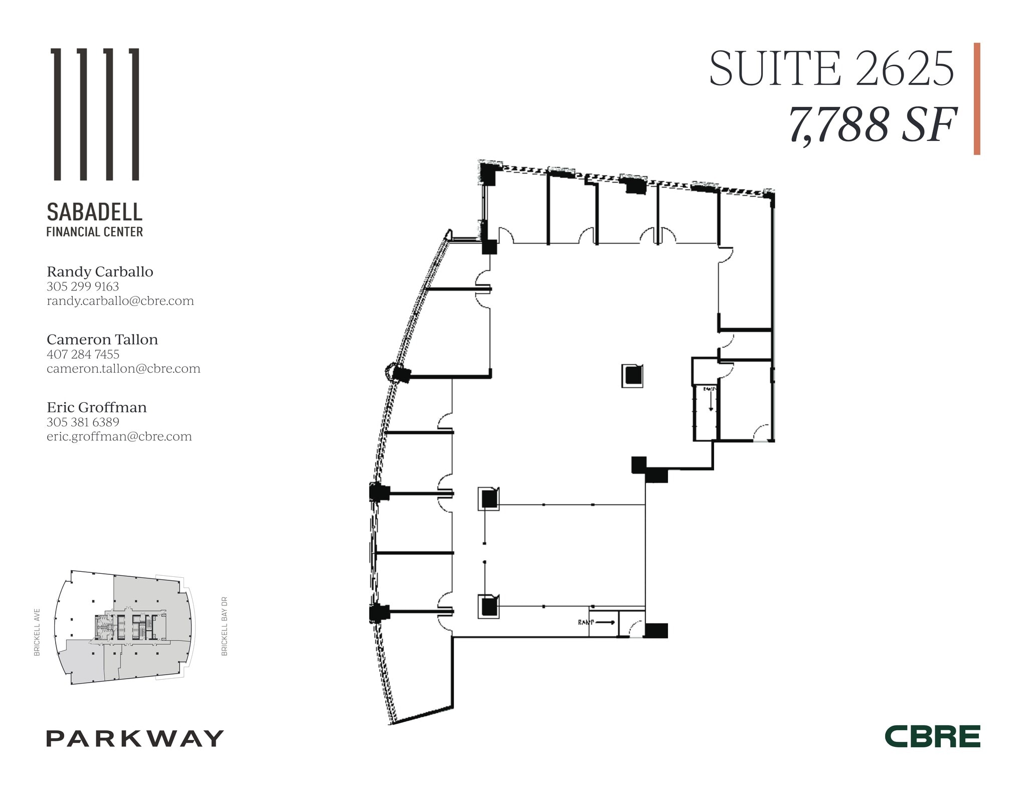 1111 Brickell Ave, Miami, FL to rent Site Plan- Image 1 of 1