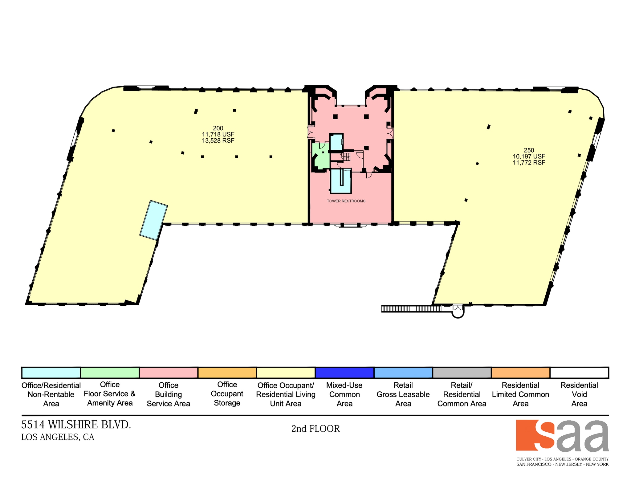 5500-5528 Wilshire Blvd, Los Angeles, CA to rent Floor Plan- Image 1 of 9