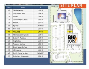 707-873 Good Homes Rd, Orlando, FL for rent Site Plan- Image 1 of 1