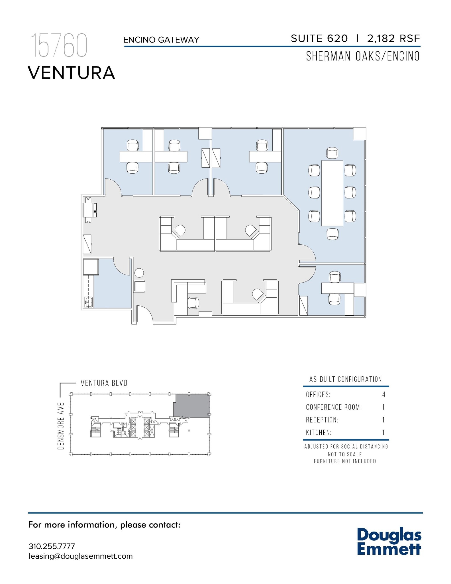 15760 Ventura Blvd, Encino, CA to rent Floor Plan- Image 1 of 1