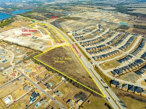 Highway 78, Lavon, TX - aerial  map view