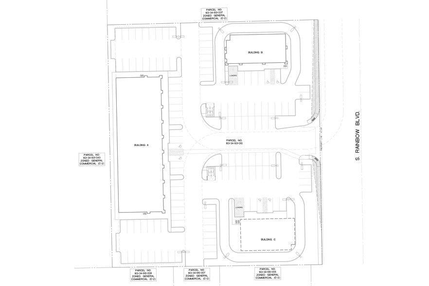 Rainbow Blvd & Oquendo Rd, Las Vegas, NV for rent - Site Plan - Image 1 of 2