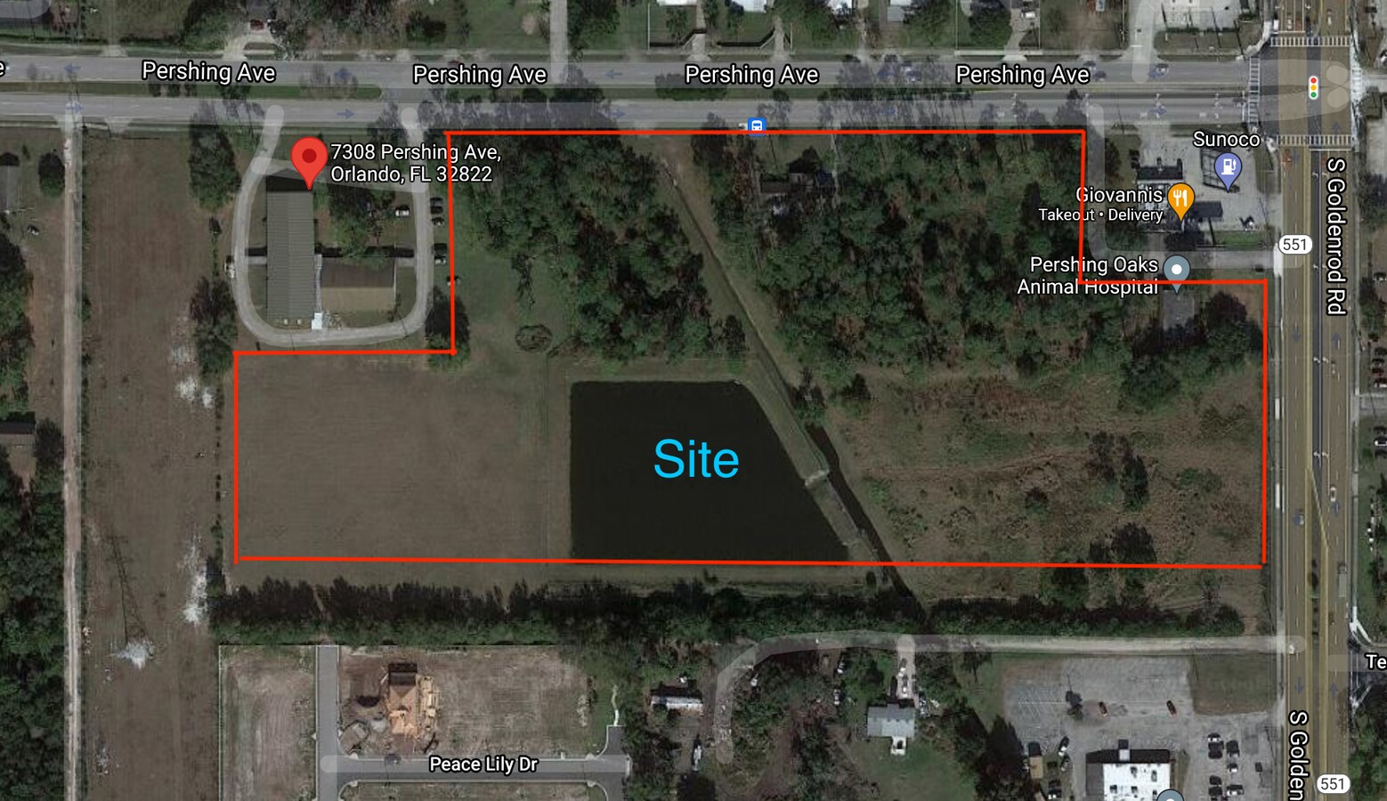 7308 Pershing Ave, Orlando 32822 Land for Sale