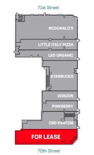 2039 Broadway, New York, NY for rent Site Plan- Image 1 of 2