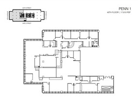 PENN 1, New York, NY for rent Floor Plan- Image 2 of 2