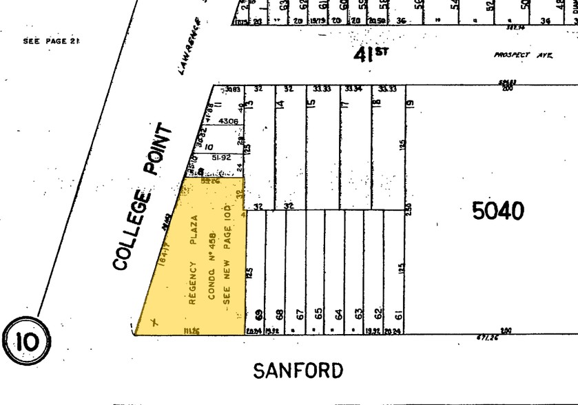 13203 Sanford Ave, Flushing, NY for sale - Plat Map - Image 1 of 1