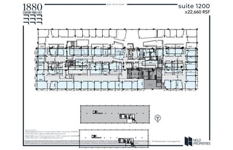 1880 Century Park E, Los Angeles, CA to rent Floor Plan- Image 2 of 7