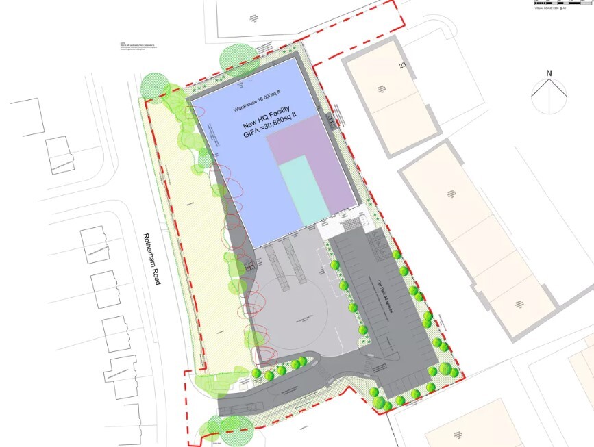 Rotherham Rd, Sheffield for sale Site Plan- Image 1 of 3