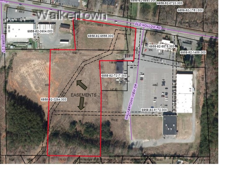 0 Old Hollow, Walkertown, NC for sale - Site Plan - Image 2 of 5