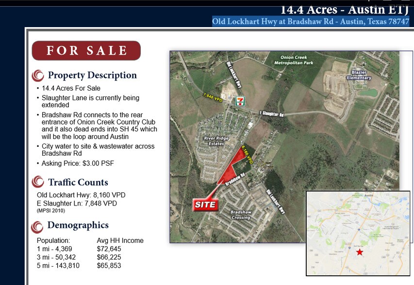 Old Lockhart & Bradshaw Rd, Austin, TX 78747 UK