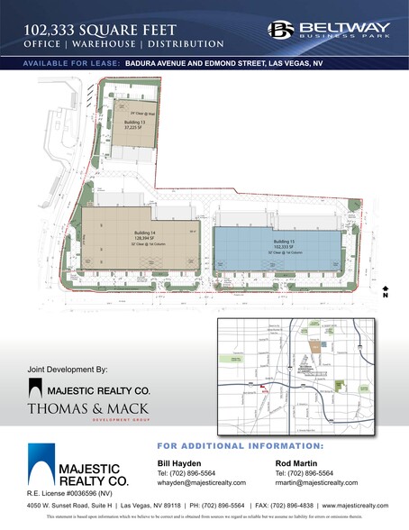 5280 Badura Ave, Las Vegas, NV for rent - Site Plan - Image 2 of 8