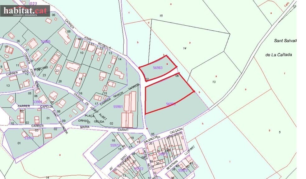 Sant Salvador de la Calçada portfolio of 2 properties for sale on LoopNet.co.uk - Plat Map - Image 3 of 3