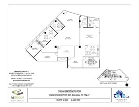 7929 Brookriver Dr, Dallas, TX to rent Floor Plan- Image 1 of 1