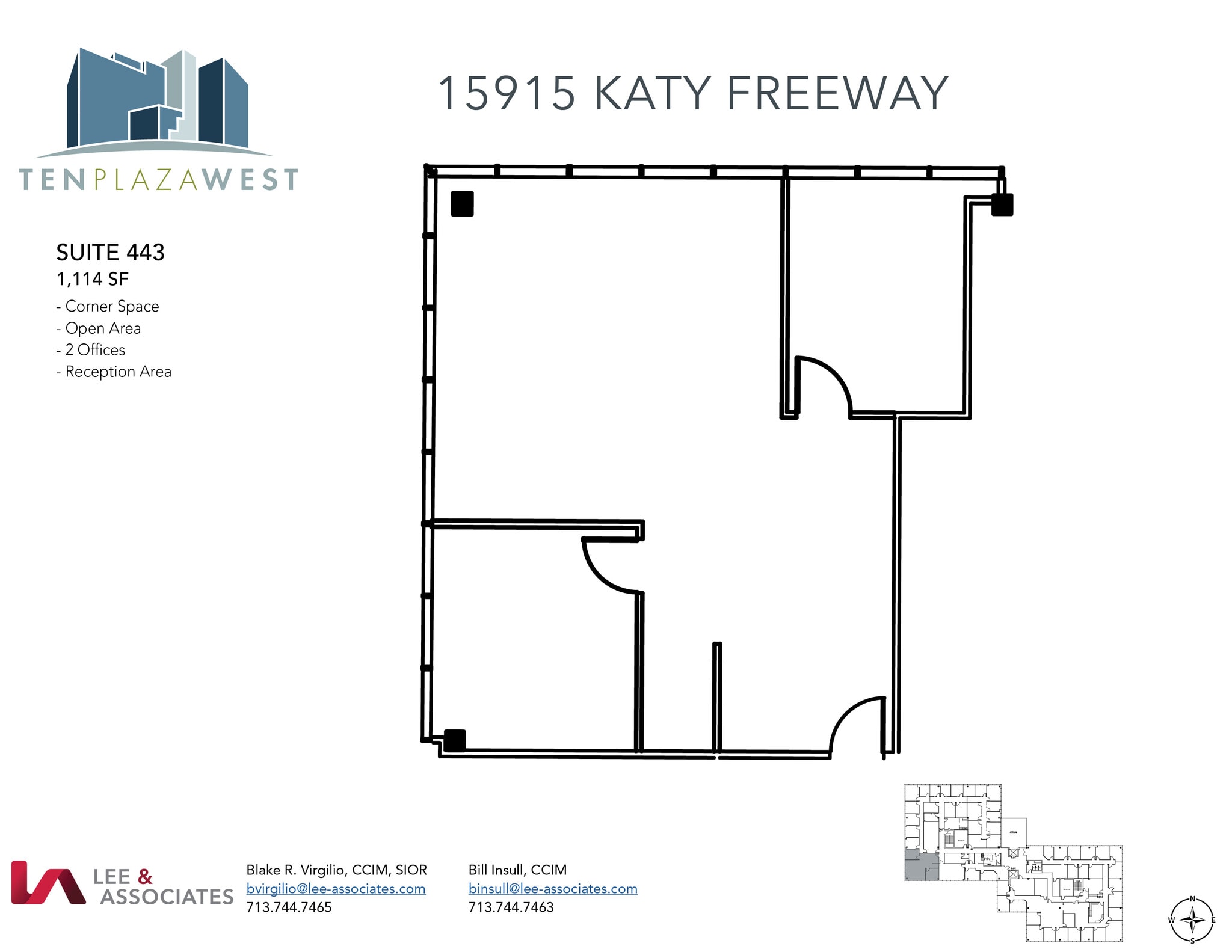 15915 Katy Fwy, Houston, TX to rent Floor Plan- Image 1 of 1
