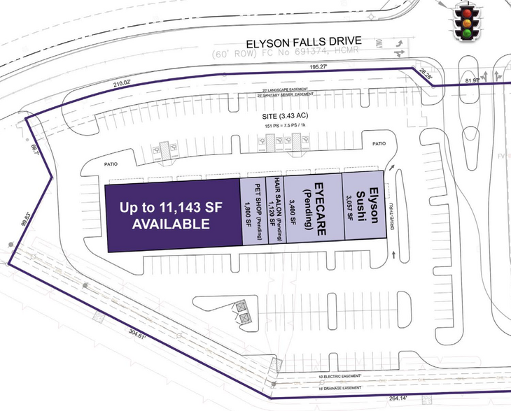 22225 Elyson Falls Dr, Katy, TX for rent - Site Plan - Image 3 of 3