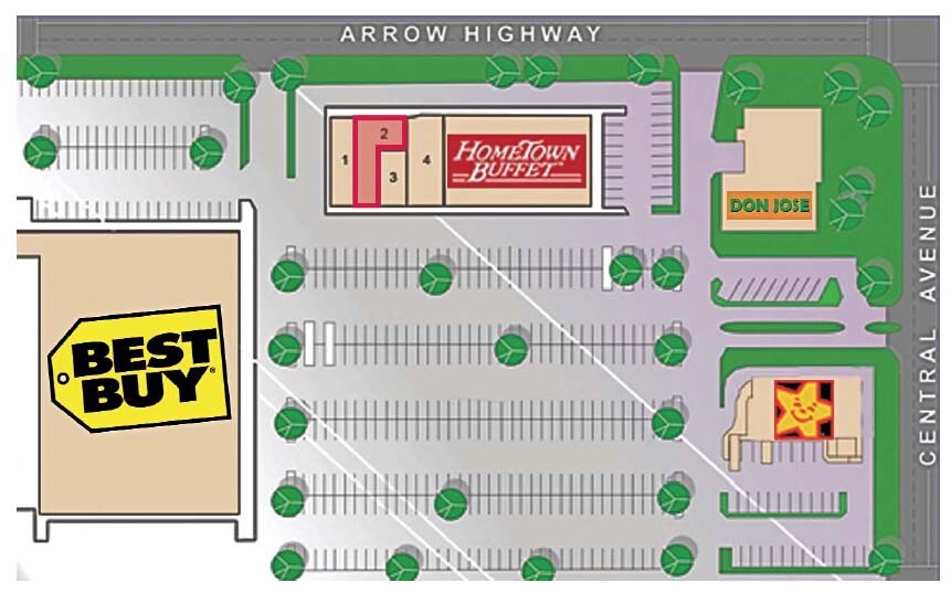 5225-5247 Arrow Hwy, Montclair, CA for rent - Site Plan - Image 2 of 11