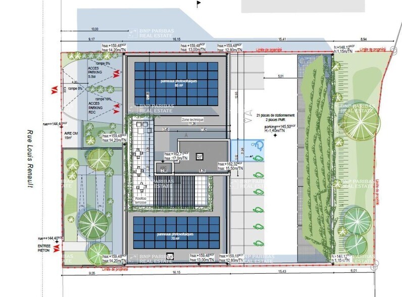 13 Rue Louis Renault, Balma to rent - Site Plan - Image 2 of 6