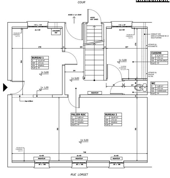Office in Saint-Denis to rent - Floor Plan - Image 3 of 4