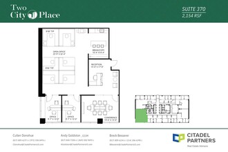 100 Throckmorton St, Fort Worth, TX for rent Floor Plan- Image 1 of 6