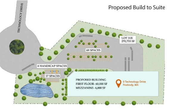 0 Technology Dr, Peabody, MA for rent - Site Plan - Image 2 of 2