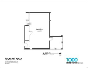 4815-4821 S Sheridan Rd, Tulsa, OK for rent Floor Plan- Image 1 of 2