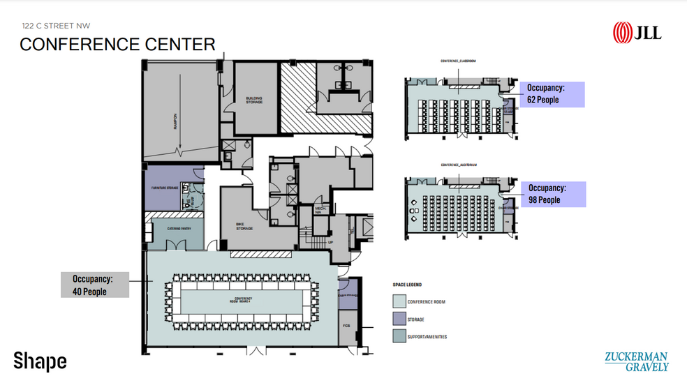 122 C St NW, Washington, DC for rent - Floor Plan - Image 2 of 8