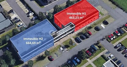 VILLENEUVE-D'ASCQ - Aerial  map view