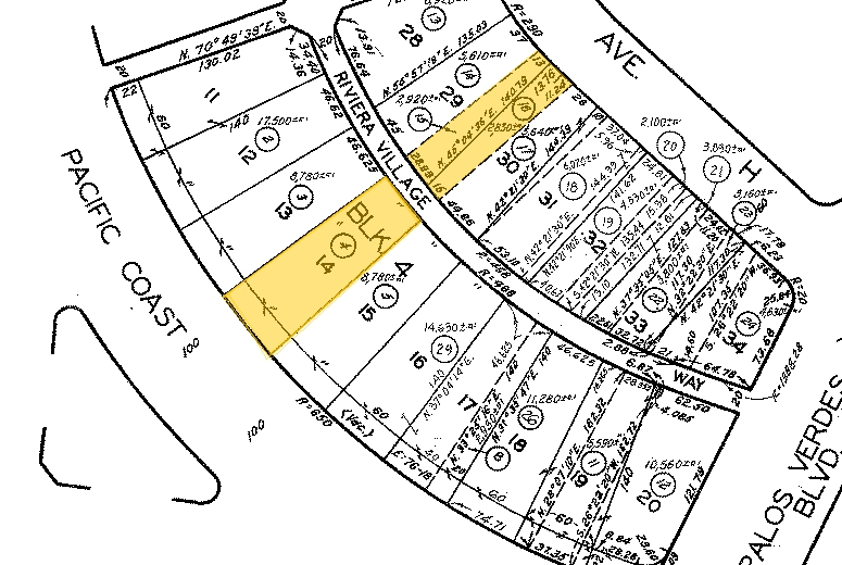 1628-1632 S Pacific Coast Hwy, Redondo Beach, CA for rent - Plat Map - Image 2 of 5