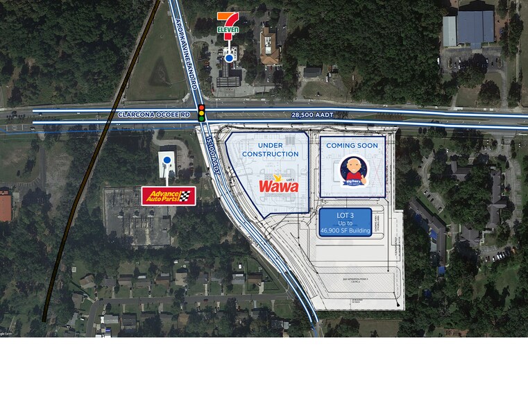 Clarcona Ocoee Rd, Orlando, FL for rent - Site Plan - Image 1 of 2